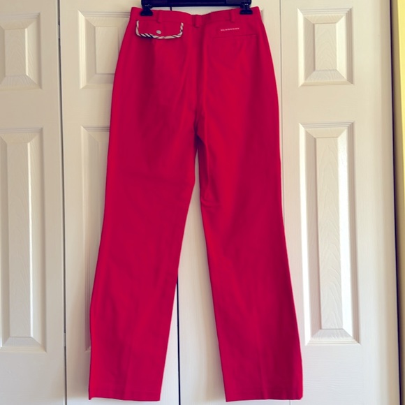 BURBERRY GOLF Red Pants. SZ 4 to 6 - Picture 2 of 9